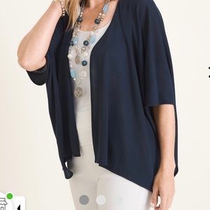 New Chico’s Short Elbow-Sleeve Cardigan